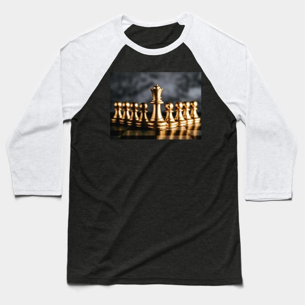 Chess team pieces Baseball T-Shirt by Choulous79